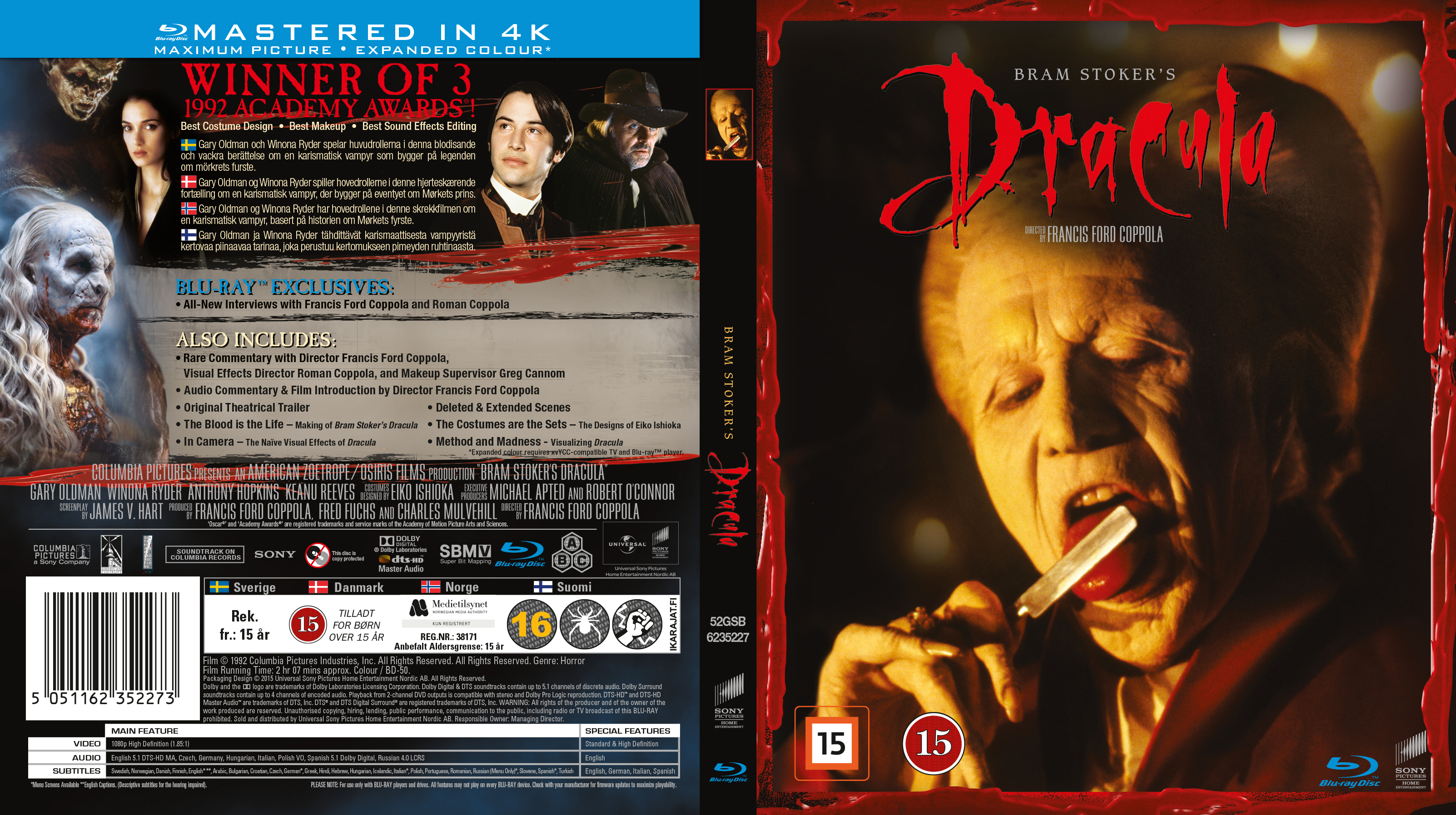 Bram Stoker's Dracula (1992) DVD